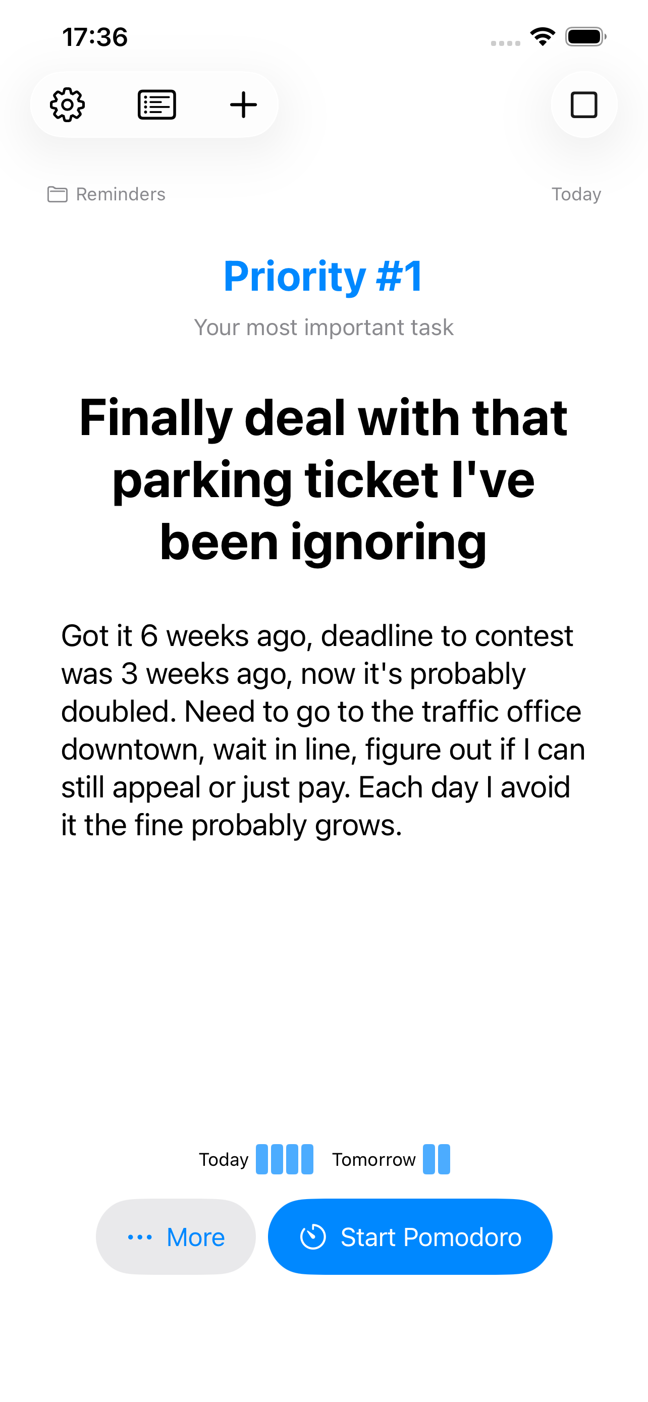 Focus View: The only thing that matters right now