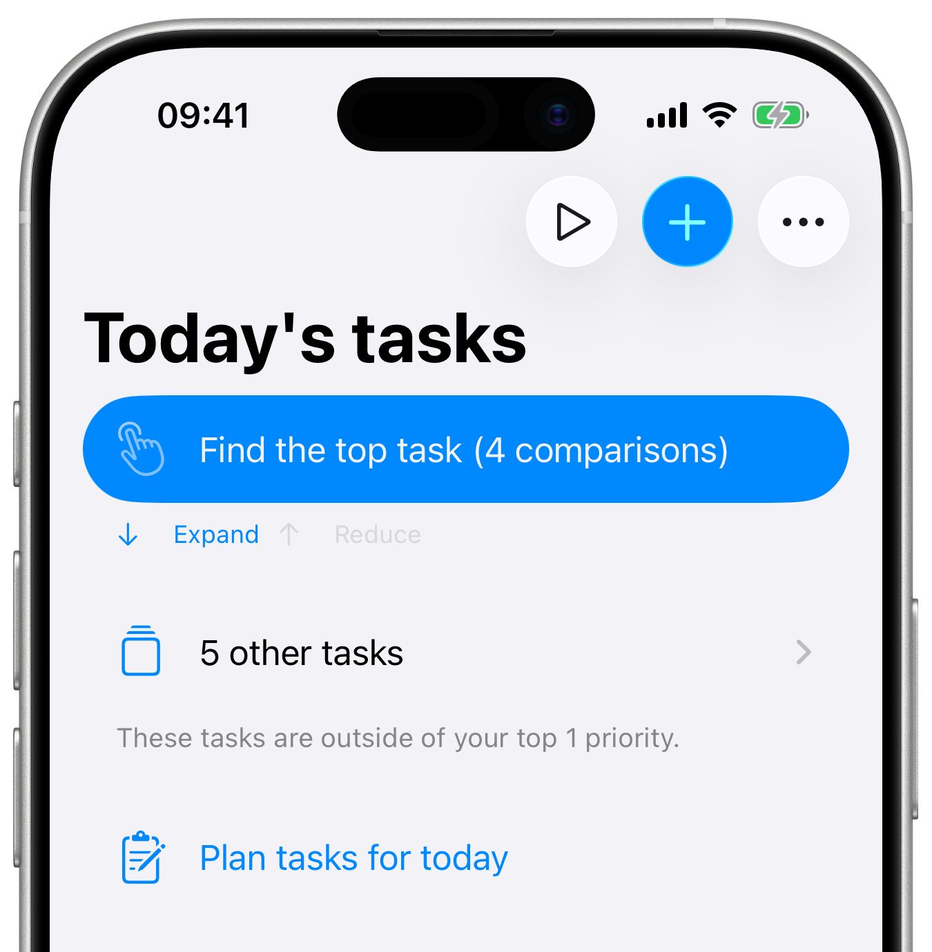 Today Tab screenshot