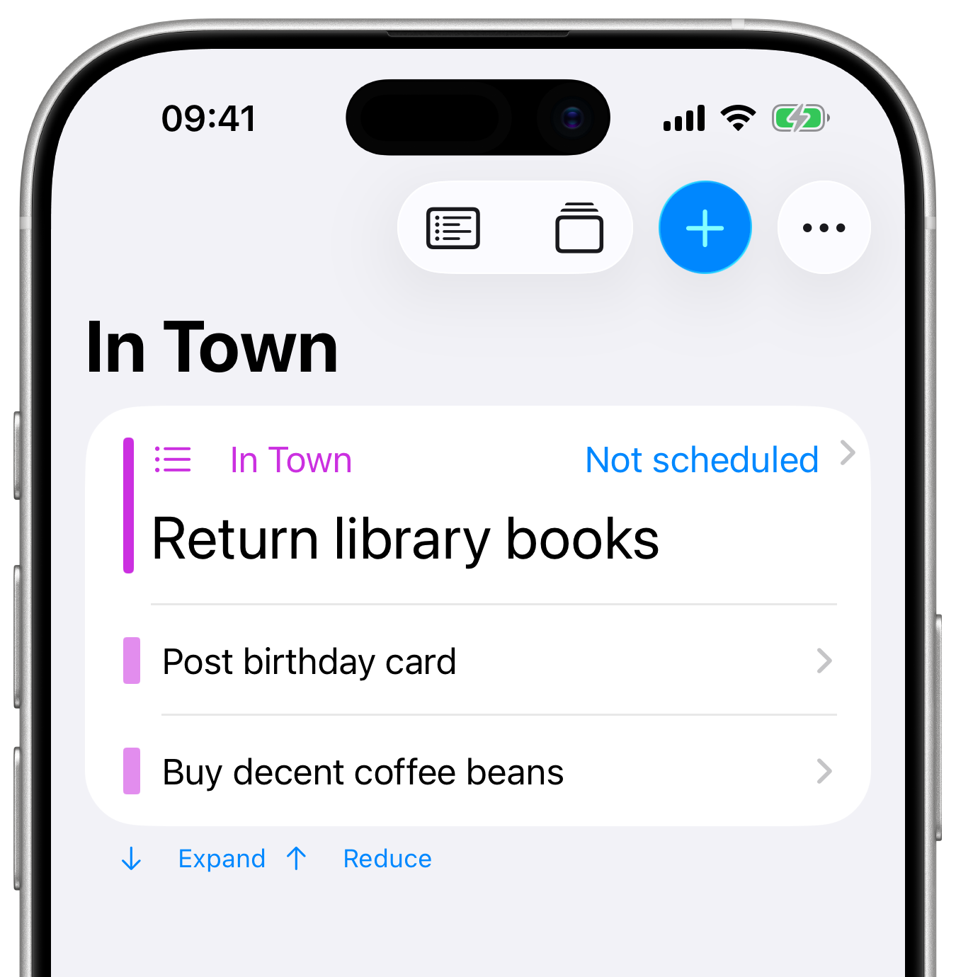 Workspaces screenshot