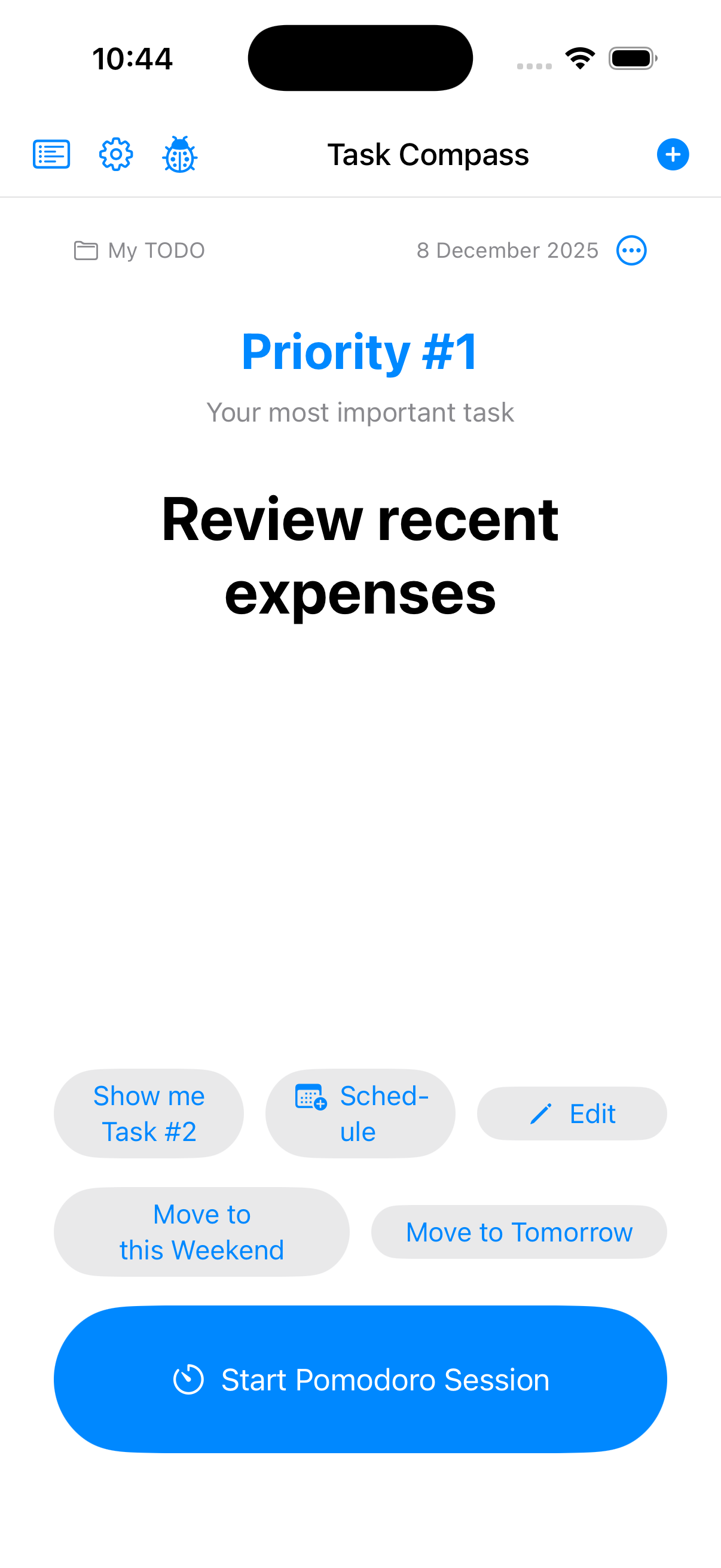 Focus View: The only thing that matters right now